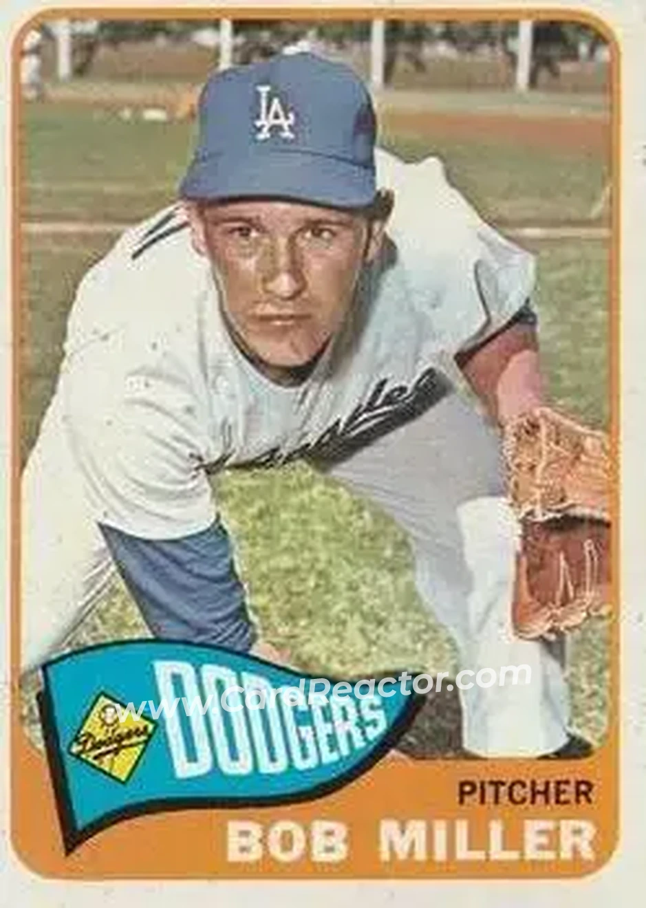 1965 O-Pee-Chee #98 - Bob Miller - Los Angeles Dodgers - Front 1965 O-Pee-Chee #98 - Bob Miller - Los Angeles Dodgers - Front