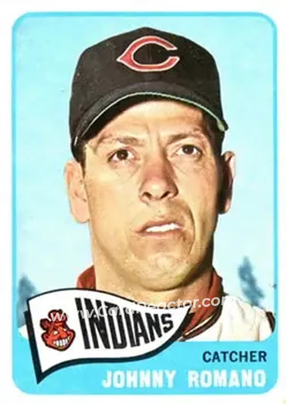 1965 Topps #17 - John Romano - Cleveland Indians - Front