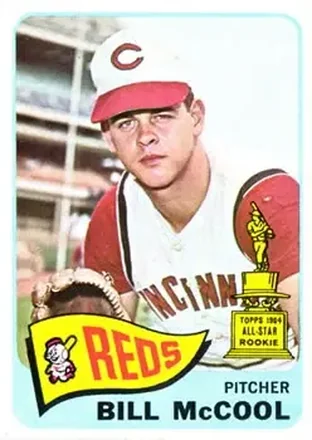 1965 Topps #18 - Bill McCool - Cincinnati Reds 1965 Topps #18 - Bill McCool - Cincinnati Reds