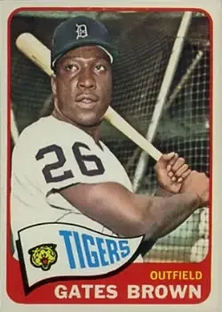 1965 Topps #19 - Gates Brown - Detroit Tigers