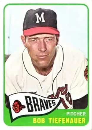 1965 Topps #23 - Bobby Tiefenauer - Milwaukee Braves