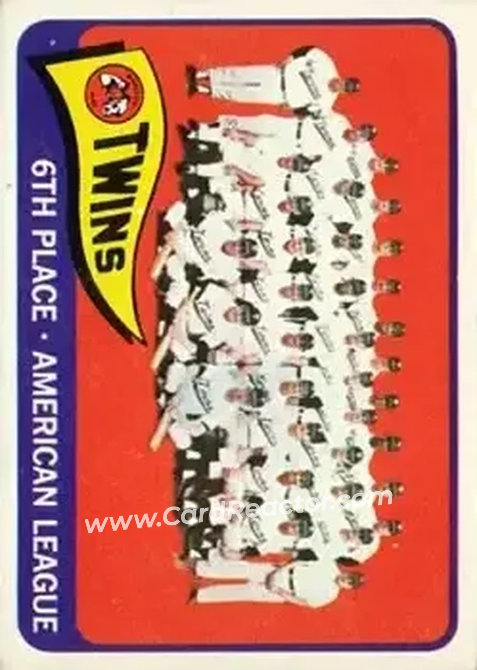 1965 Topps #24 - Card #24 - Minnesota Twins - Front