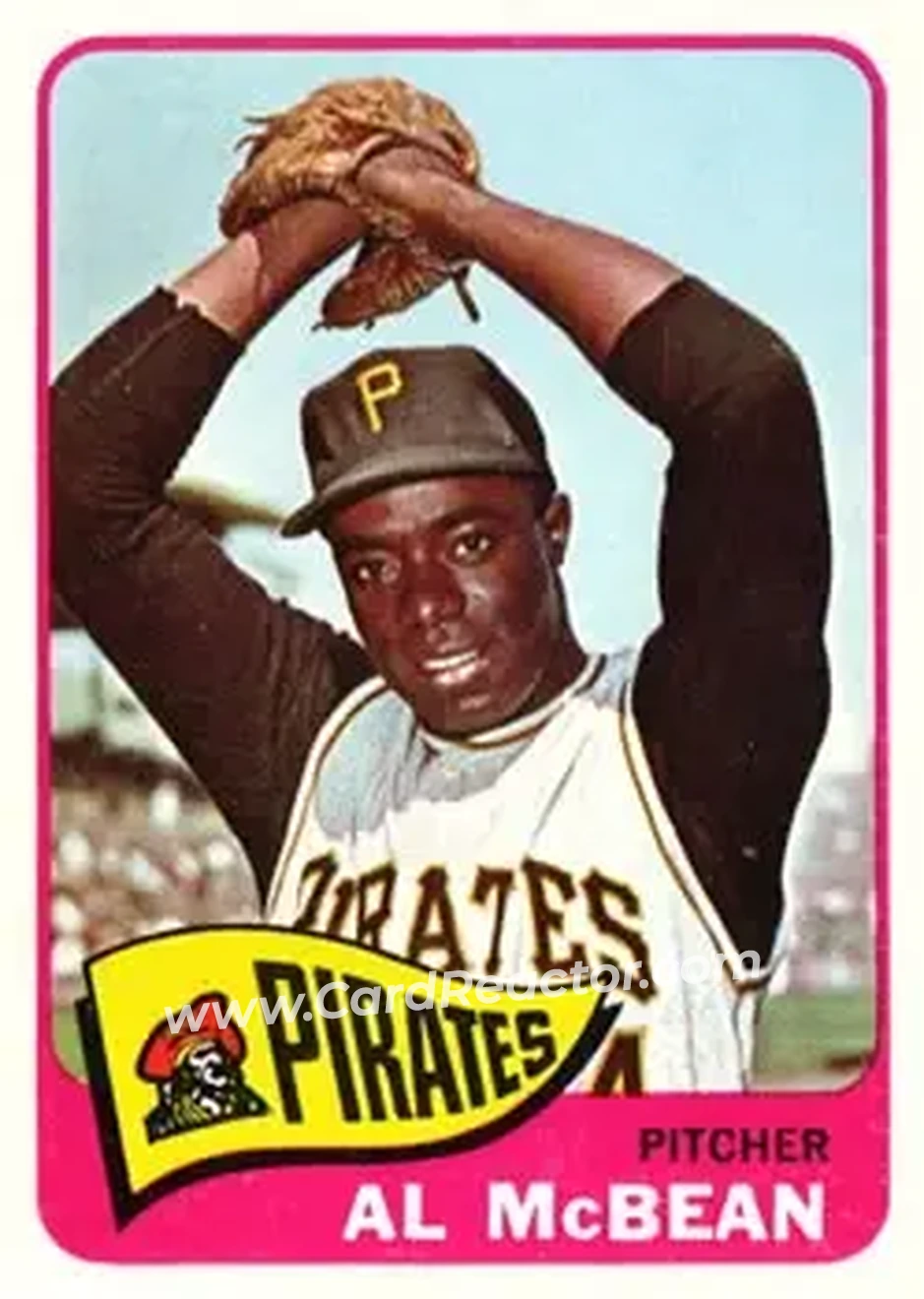 1965 Topps #25 - Al McBean - Pittsburgh Pirates - Front