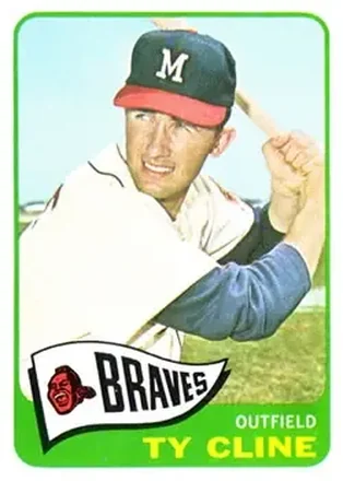 1965 Topps #63 - Ty Cline - Milwaukee Braves