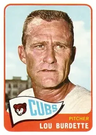1965 Topps #64 - Lew Burdette - Chicago Cubs 1965 Topps #64 - Lew Burdette - Chicago Cubs