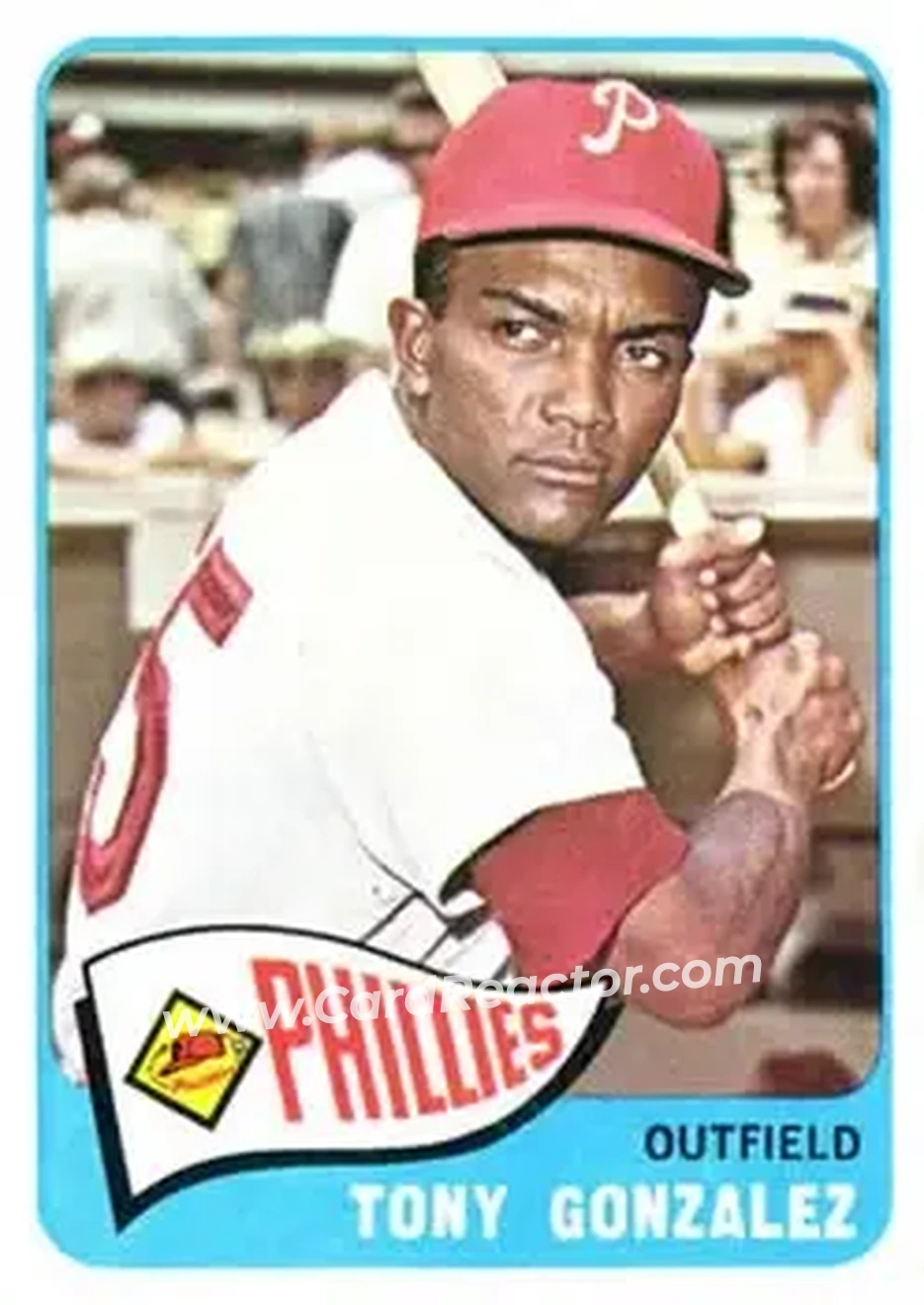1965 Topps #72 - Tony Gonzalez - Philadelphia Phillies - Front 1965 Topps #72 - Tony Gonzalez - Philadelphia Phillies - Front