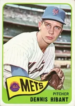 1965 Topps #73 - Dennis Ribant - New York Mets