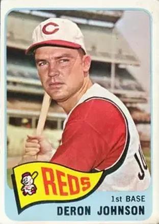 1965 Topps #75 - Deron Johnson - Cincinnati Reds
