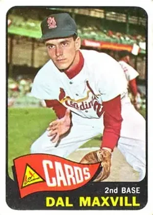 1965 Topps #78 - Dal Maxvill - St. Louis Cardinals