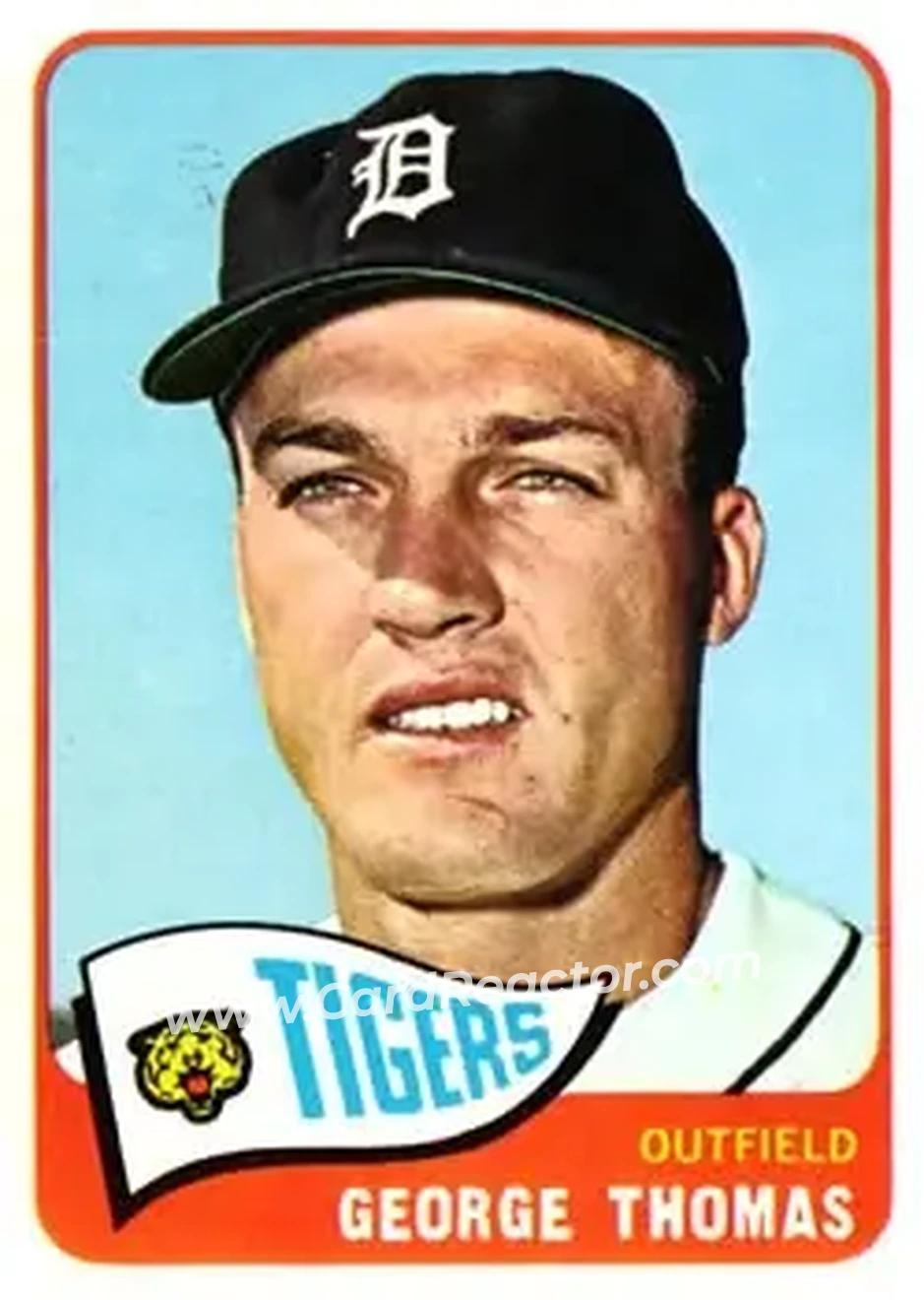 1965 Topps #83 - George Thomas - Detroit Tigers - Front 1965 Topps #83 - George Thomas - Detroit Tigers - Front