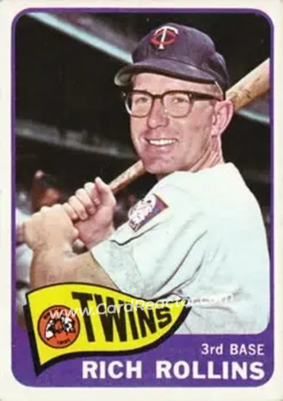 1965 Topps #90 - Rich Rollins - Minnesota Twins - Front