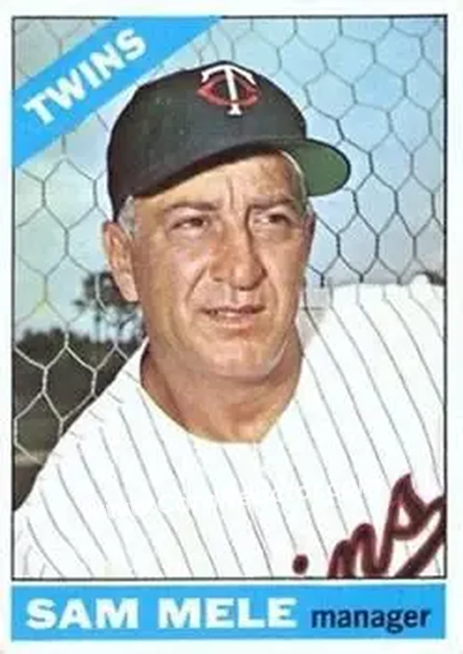 1966 O-Pee-Chee #3 - Sam Mele - Minnesota Twins - Front