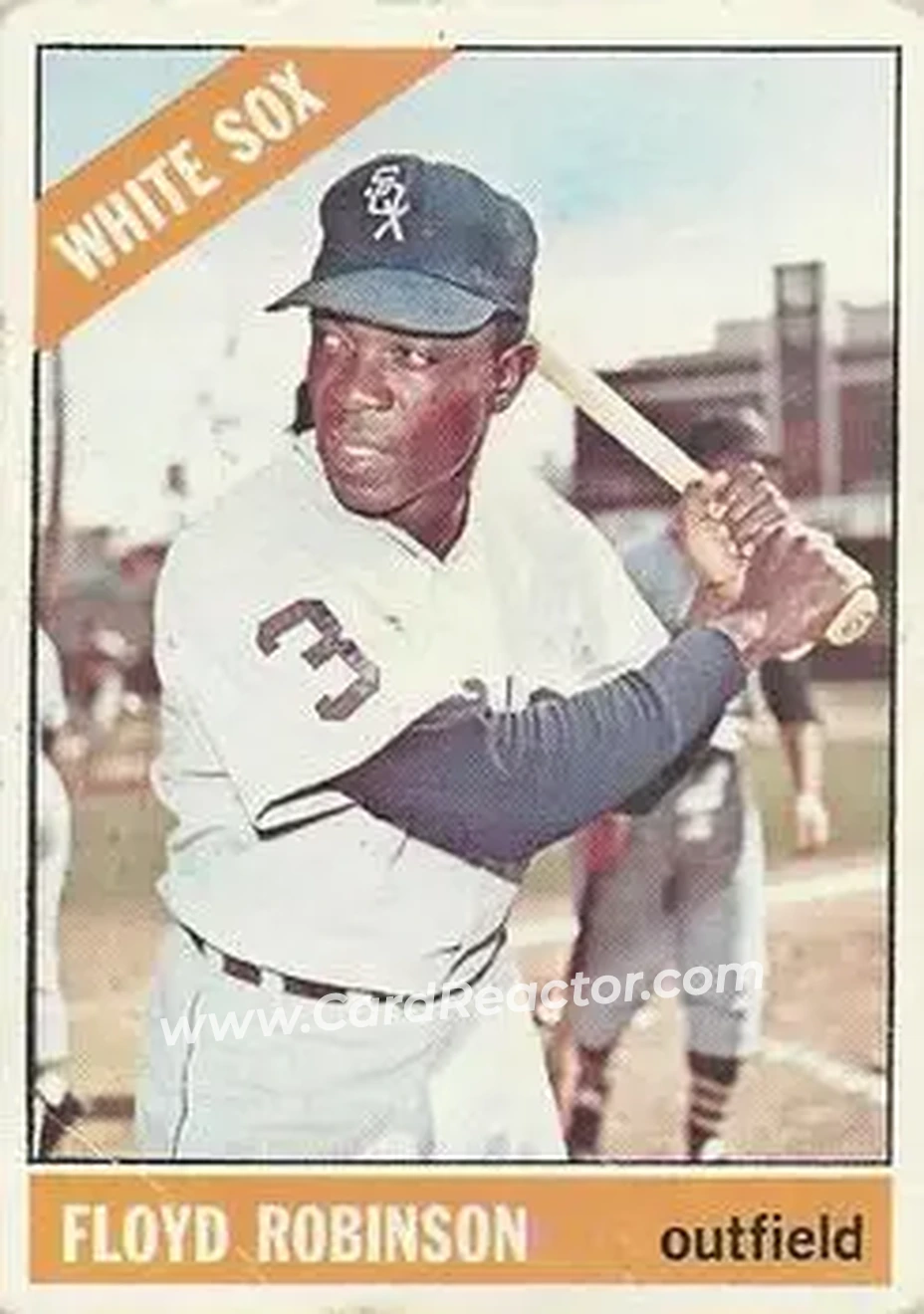 1966 O-Pee-Chee #8 - Floyd Robinson - Chicago White Sox - Front