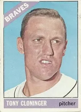 1966 O-Pee-Chee #10 - Tony Cloninger - Atlanta Braves 1966 O-Pee-Chee #10 - Tony Cloninger - Atlanta Braves