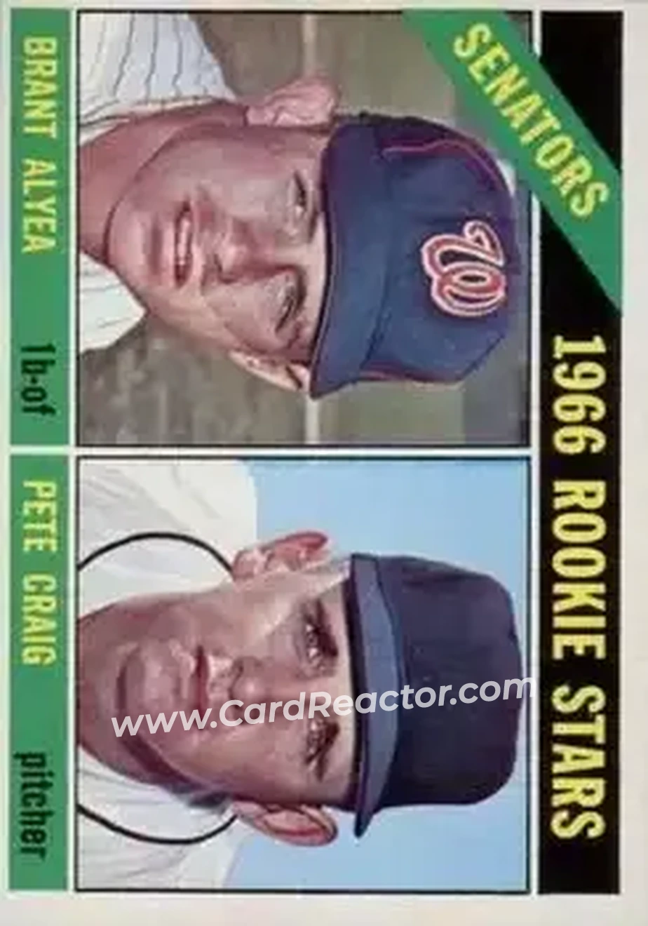 1966 O-Pee-Chee #11 - Card #11 - Washington Senators - Front 1966 O-Pee-Chee #11 - Card #11 - Washington Senators - Front
