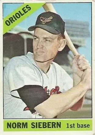1966 O-Pee-Chee #14 - Norm Siebern - Baltimore Orioles