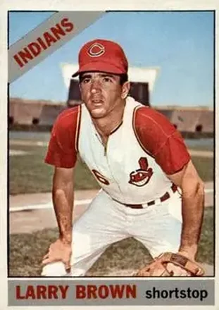 1966 O-Pee-Chee #16 - Larry Brown - Cleveland Indians
