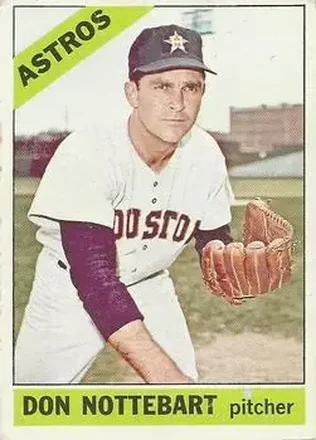 1966 O-Pee-Chee #21 - Don Nottebart - Houston Astros