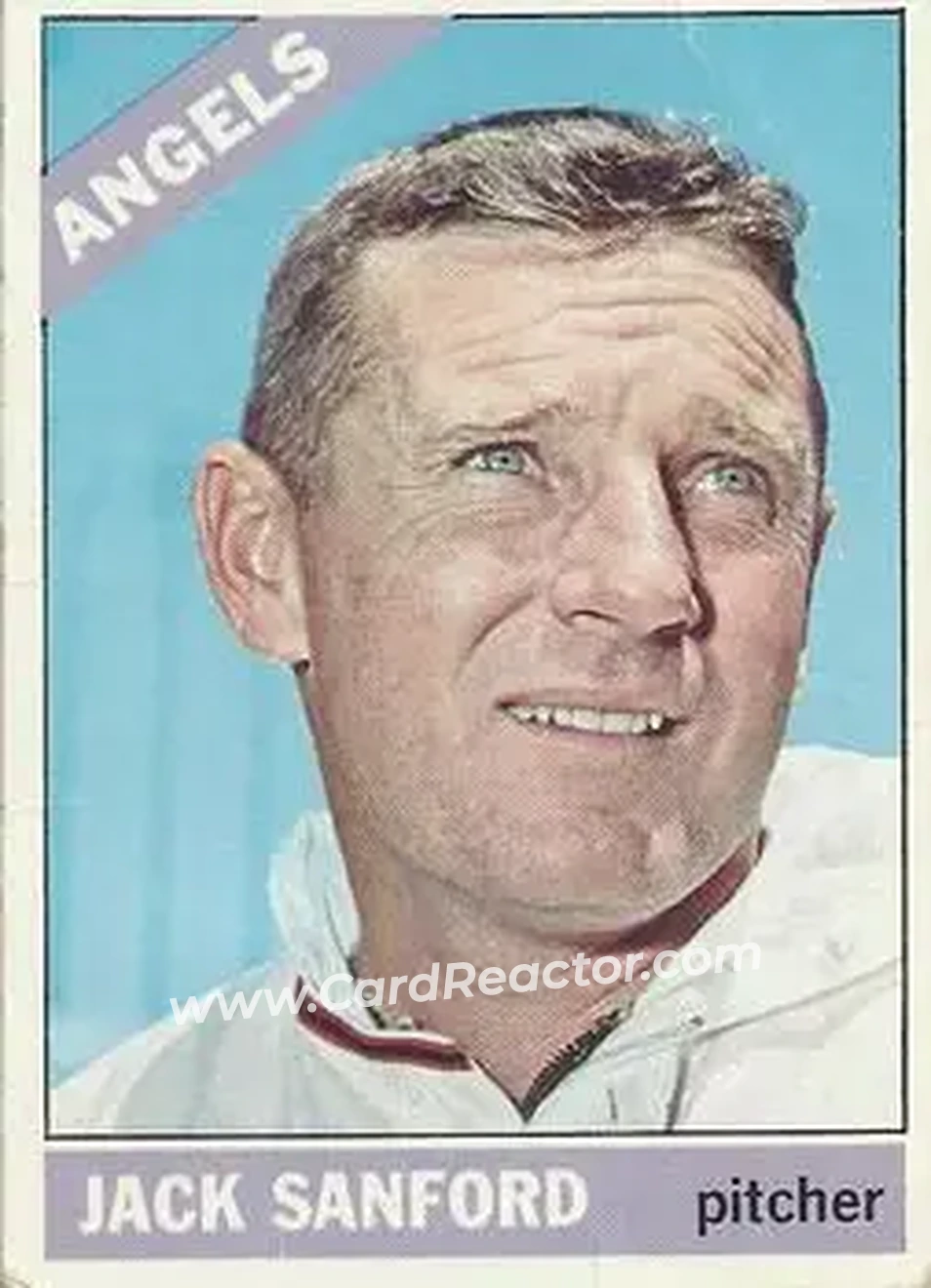 1966 O-Pee-Chee #23 - Jack Sanford - California Angels - Front