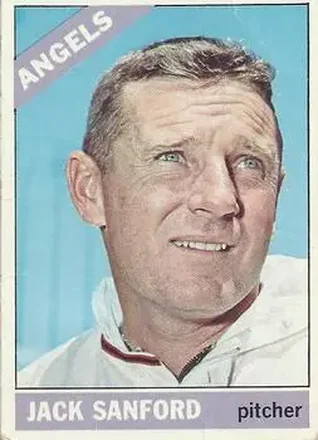 1966 O-Pee-Chee #23 - Jack Sanford - California Angels