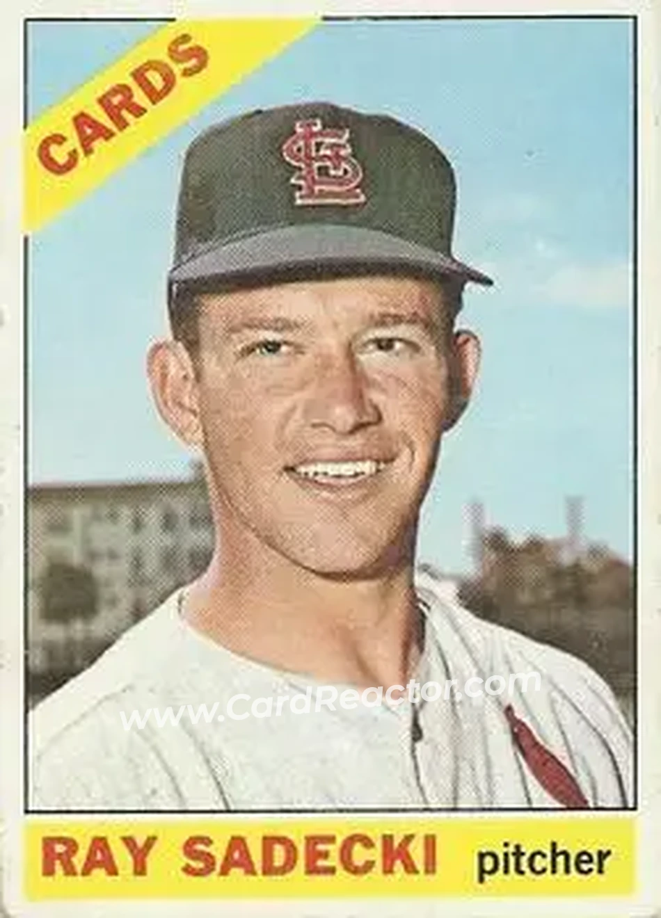 1966 O-Pee-Chee #26 - Ray Sadecki - St. Louis Cardinals - Front