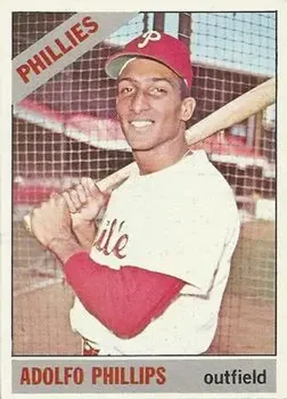 1966 O-Pee-Chee #32 - Adolfo Phillips - Philadelphia Phillies