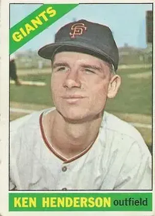 1966 O-Pee-Chee #39 - Ken Henderson - San Francisco Giants