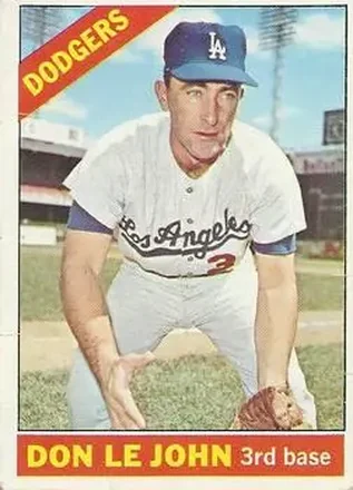 1966 O-Pee-Chee #41 - Don Le John - Los Angeles Dodgers