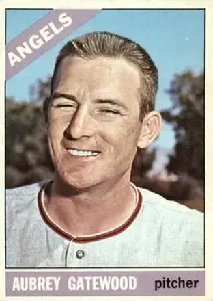 1966 O-Pee-Chee #42 - Aubrey Gatewood - California Angels 1966 O-Pee-Chee #42 - Aubrey Gatewood - California Angels