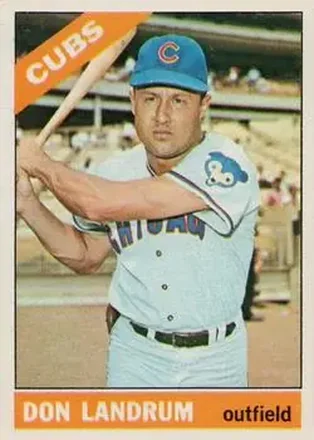 1966 O-Pee-Chee #43 - Don Landrum - Chicago Cubs