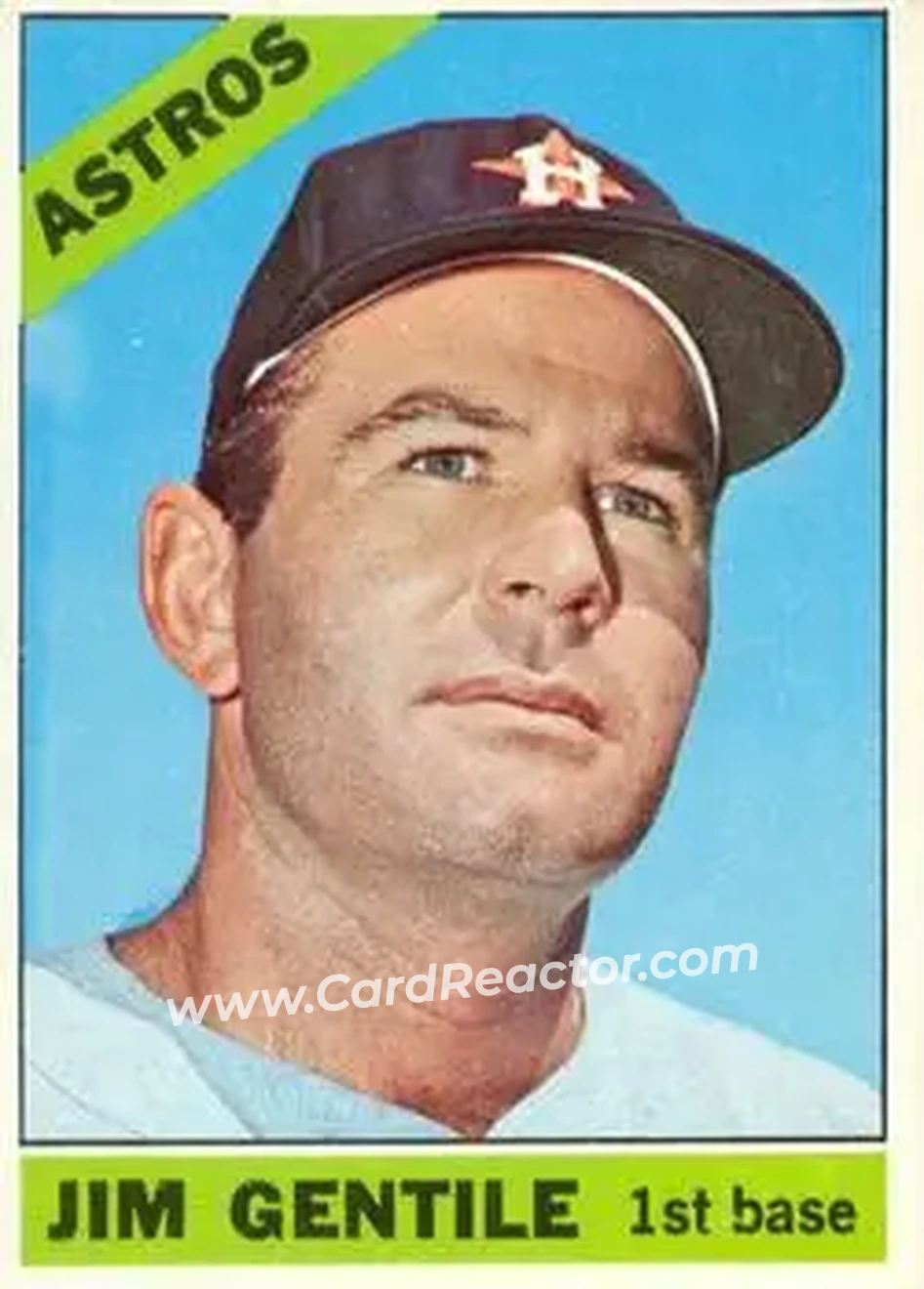1966 O-Pee-Chee #45 - Jim Gentile - Houston Astros - Front
