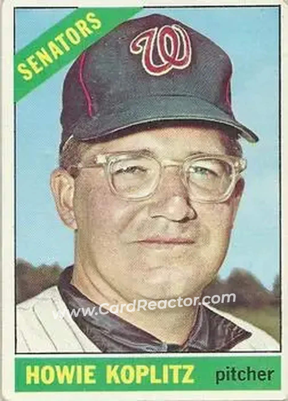 1966 O-Pee-Chee #46 - Howie Koplitz - Washington Senators - Front