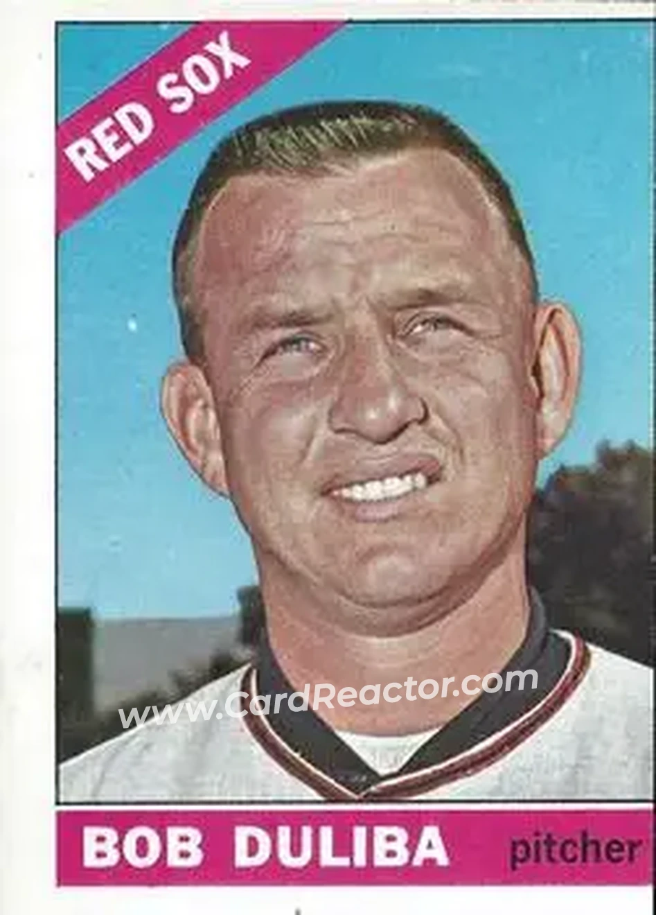 1966 O-Pee-Chee #53 - Bob Duliba - Boston Red Sox - Front