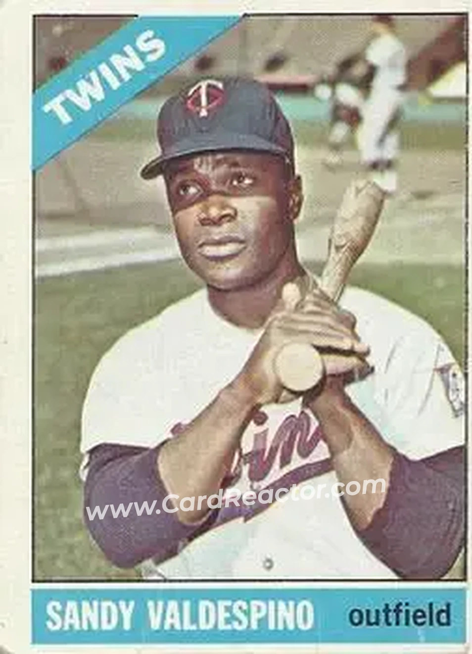 1966 O-Pee-Chee #56 - Sandy Valdespino - Minnesota Twins - Front
