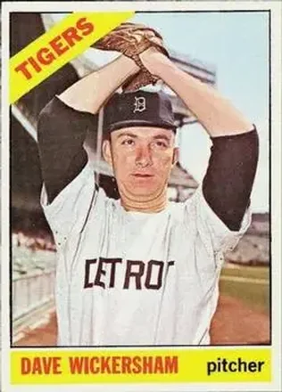 1966 O-Pee-Chee #58 - Dave Wickersham - Detroit Tigers