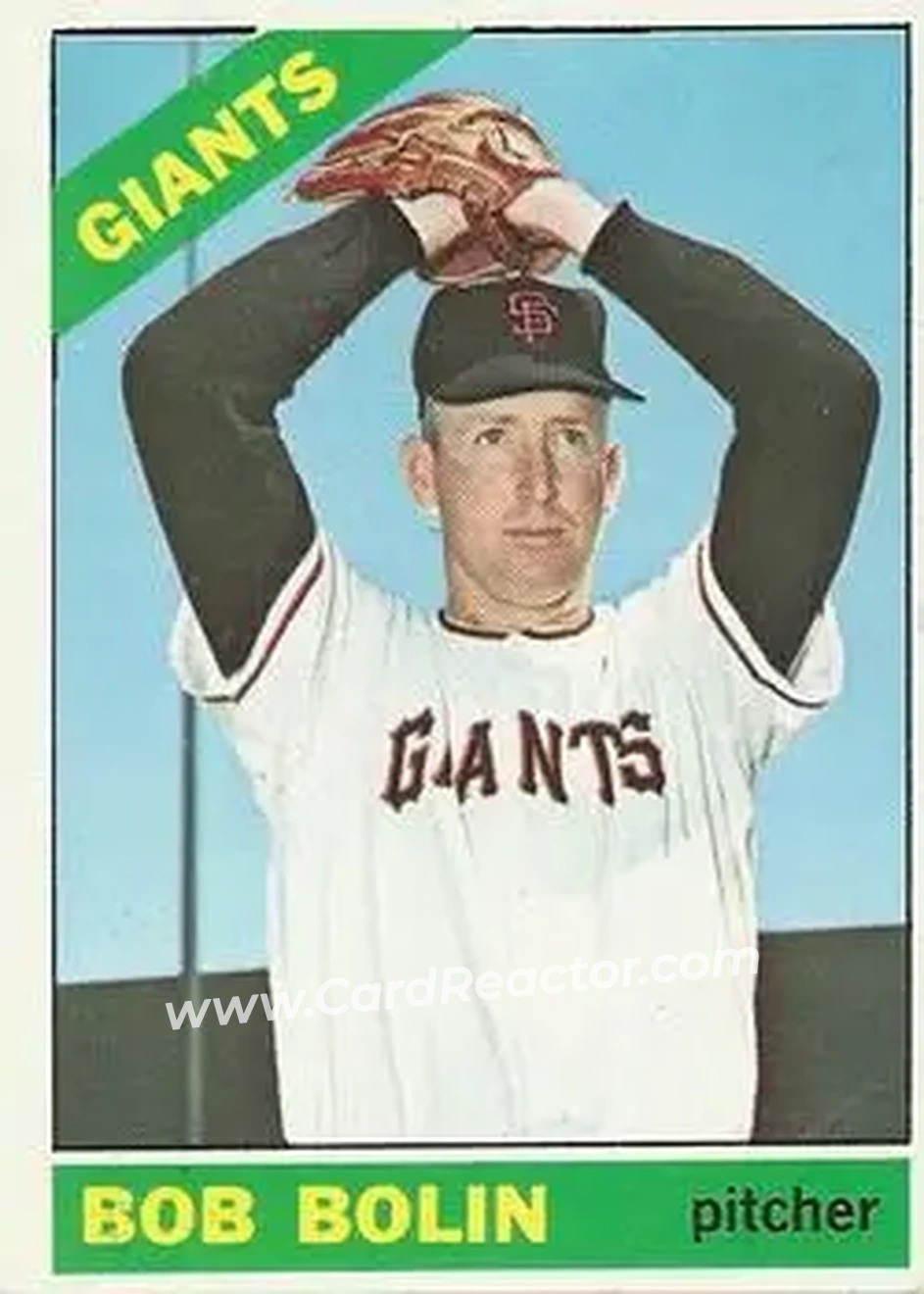 1966 O-Pee-Chee #61 - Bobby Bolin - San Francisco Giants - Front