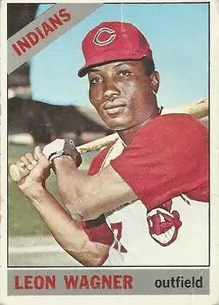 1966 O-Pee-Chee #65 - Leon Wagner - Cleveland Indians