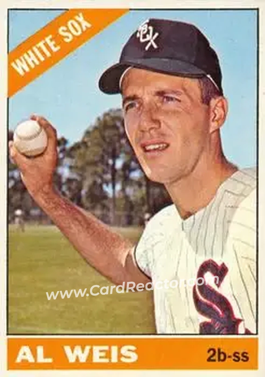 1966 O-Pee-Chee #66 - Al Weis - Chicago White Sox - Front