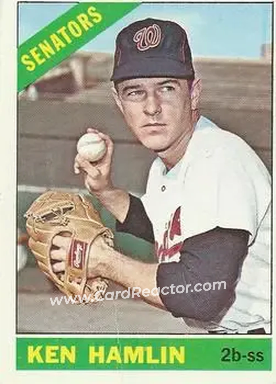 1966 O-Pee-Chee #69 - Ken Hamlin - Washington Senators - Front