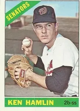 1966 O-Pee-Chee #69 - Ken Hamlin - Washington Senators