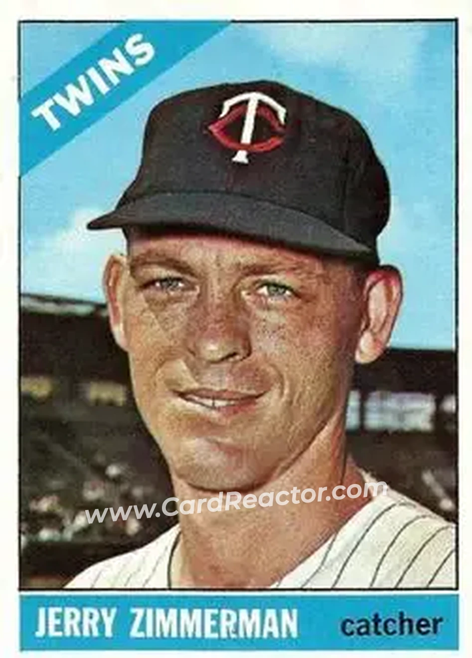 1966 O-Pee-Chee #73 - Jerry Zimmerman - Minnesota Twins - Front