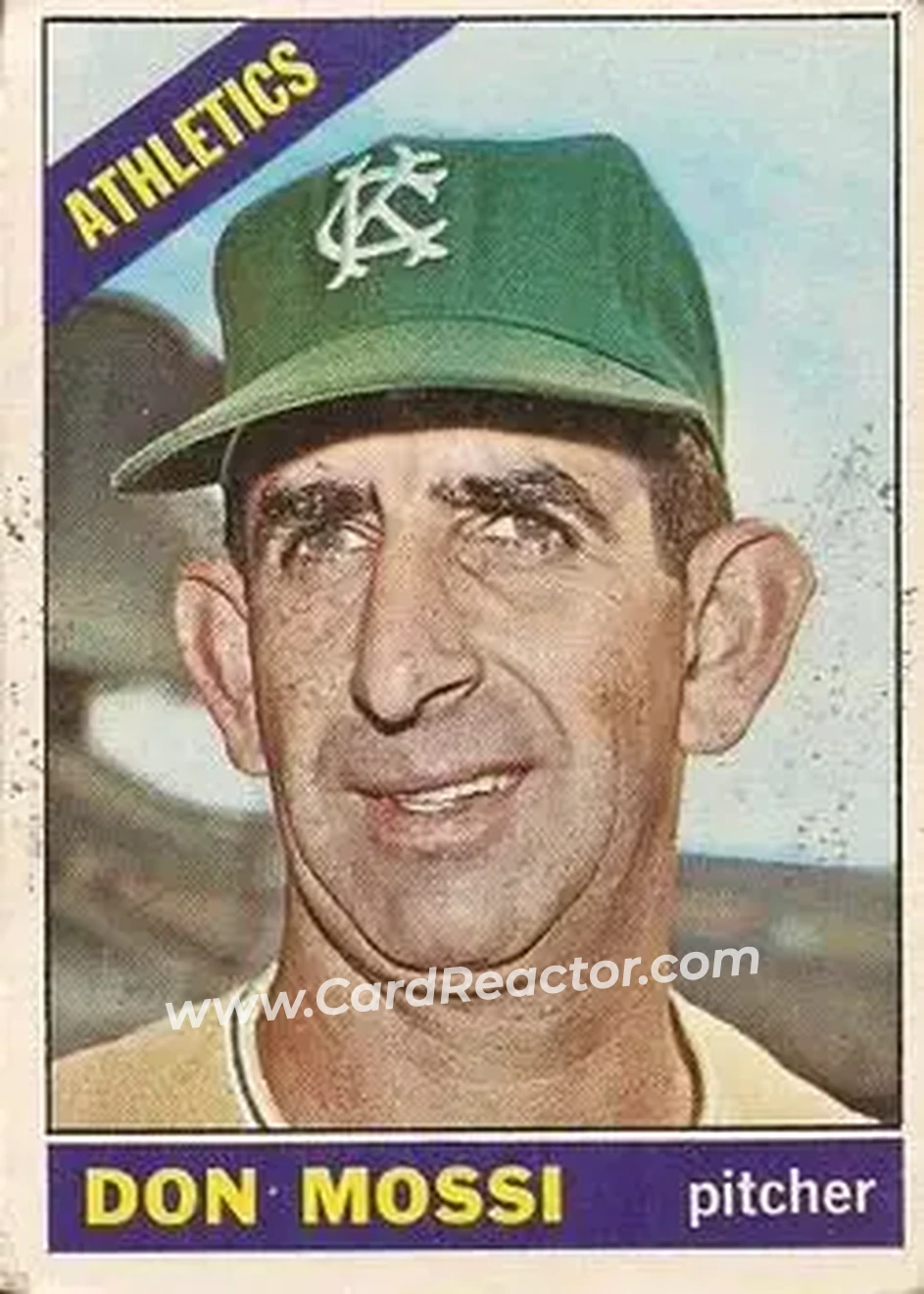 1966 O-Pee-Chee #74 - Don Mossi - Kansas City Athletics - Front 1966 O-Pee-Chee #74 - Don Mossi - Kansas City Athletics - Front