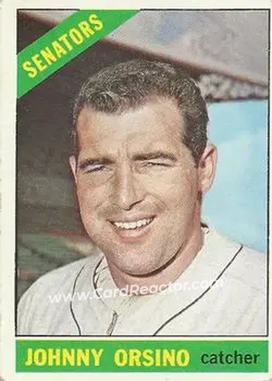 1966 O-Pee-Chee #77 - Johnny Orsino - Washington Senators - Front
