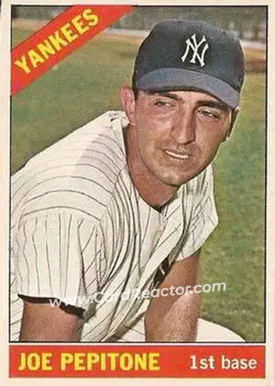 1966 O-Pee-Chee #79 - Joe Pepitone - New York Yankees - Front