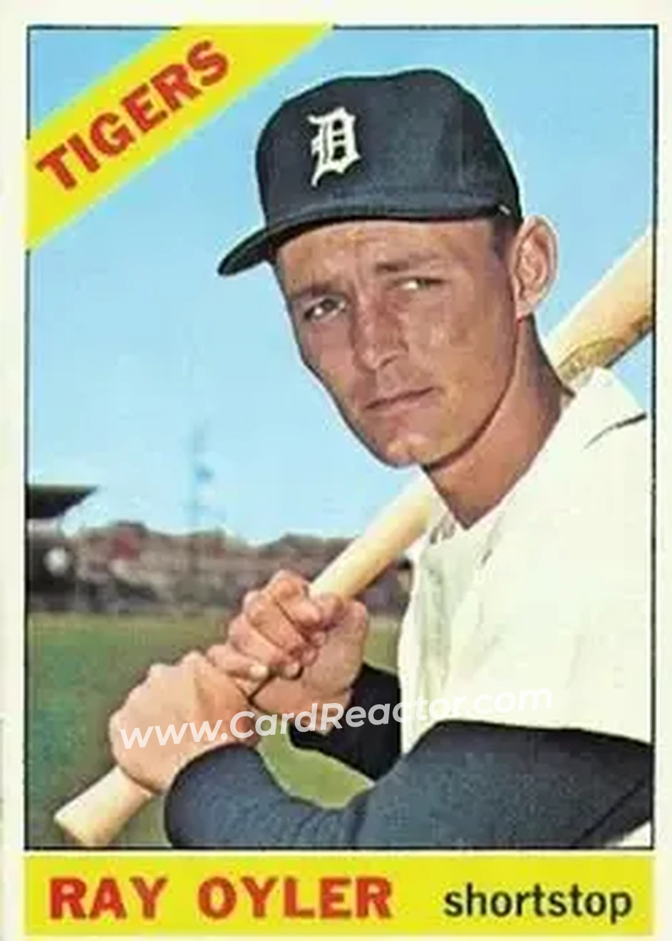 1966 O-Pee-Chee #81 - Ray Oyler - Detroit Tigers - Front