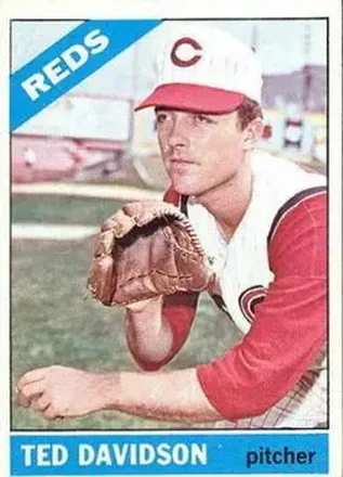 1966 O-Pee-Chee #89 - Ted Davidson - Cincinnati Reds