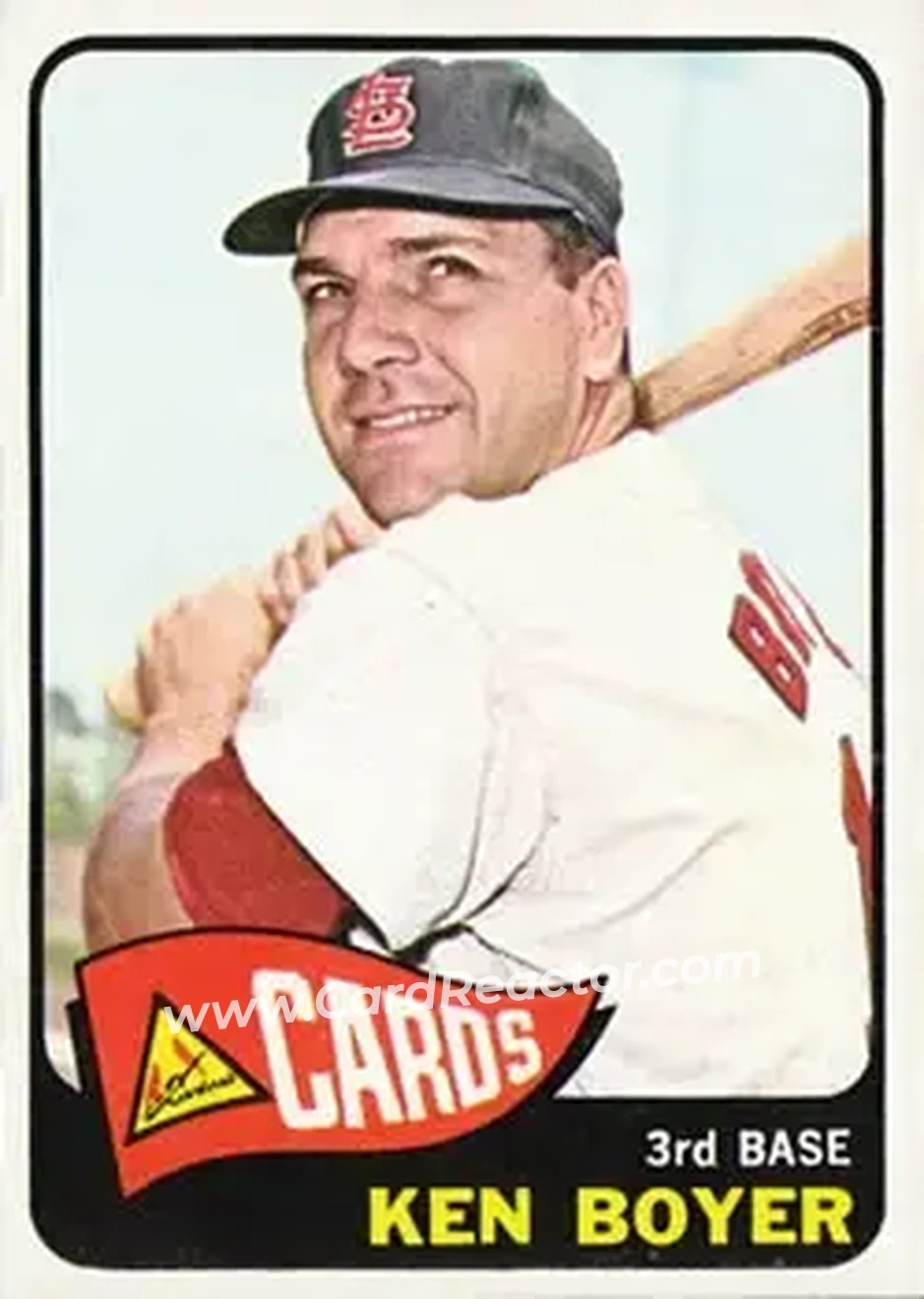 1965 Topps #100 - Ken Boyer - St. Louis Cardinals - Front