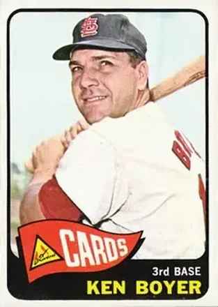 1965 Topps #100 - Ken Boyer - St. Louis Cardinals