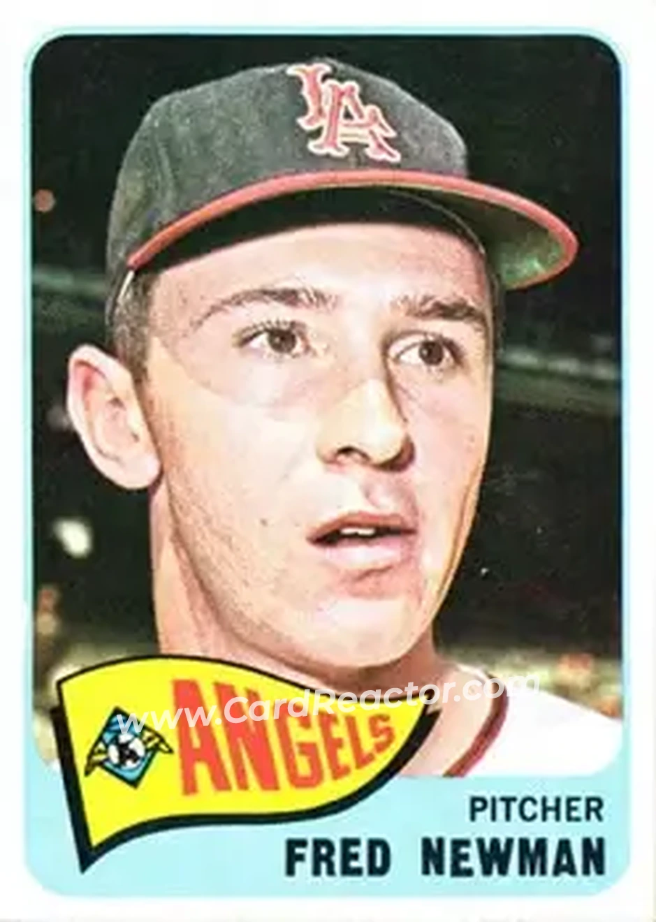 1965 Topps #101 - Fred Newman - Los Angeles Angels - Front