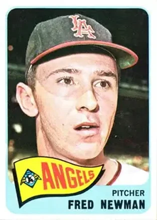 1965 Topps #101 - Fred Newman - Los Angeles Angels